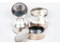 Three Fine Silver Plated Lidded Boxes