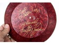 Set Of Five Scott Potter Decoupage Glass Plates