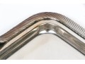 Quality Meridional Brazilian Silver Plated Twin Handled Tray