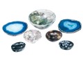 Collection Of Five Stone Bowls And Coasters, Plus Two Assembled Stone Bowls