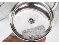 Group Of Three Antique Cut Glass And Silverplate Biscuit Jars