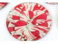 Collection Of Thirteen Decoupage Glass And Plastic Plates By John Derian New York 