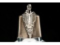 Antique Late 19th Classical Silver Plated Etched Crystal Claret Jug