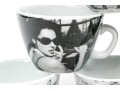 Set Of Six Harvey Nichols Foodmarket Ceramic Coffee Mugs