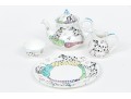 Sonia Spencer For Frank Mcintosh Hand-painted Bone China Teaset