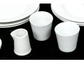 Assembled Collection Of Eighteen Classic White Porcelain Dining And Serving Wares
