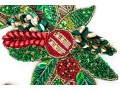 Vintage Kim Seybert Embroidered Garland Placemat