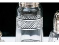 Collection Of Five Large Cut Crystal And Silverplate Shakers