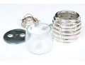 Quality Silver Plated Honeypot With Lid And Honey Drizzler