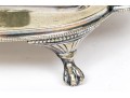 Antique Englidh Silver Plate Pen Tray With Elephant Figure