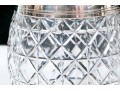 Two Antique Cut Glass And Silverplate Biscuit Jars