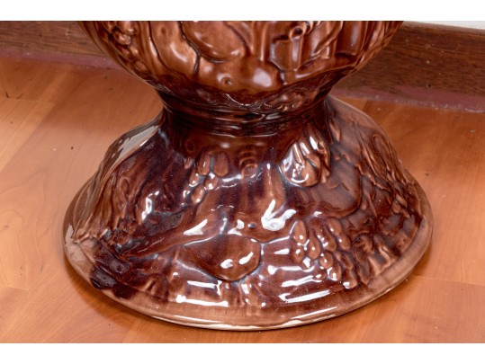 Impressive American Moulded And Glazed Pedestal
