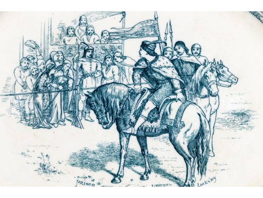 Two Wedgwood Oval Blue And White Serving Platters