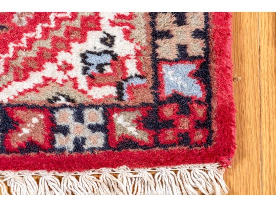 Pair Of Hand-knotted Hamadan Accent Mats, 2'-10 1/2 X 2' & 2'-3 1/2 X 1'-8 1/2'