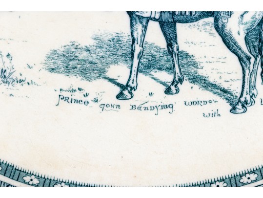 Two Wedgwood Oval Blue And White Serving Platters