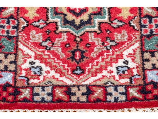 Pair Of Hand-knotted Hamadan Accent Mats, 2'-10 1/2 X 2' & 2'-3 1/2 X 1'-8 1/2'