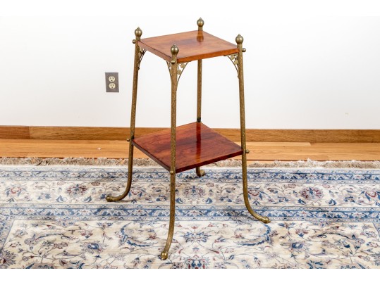 American Aesthetic Tiered End Table, Ca. 1870-1880