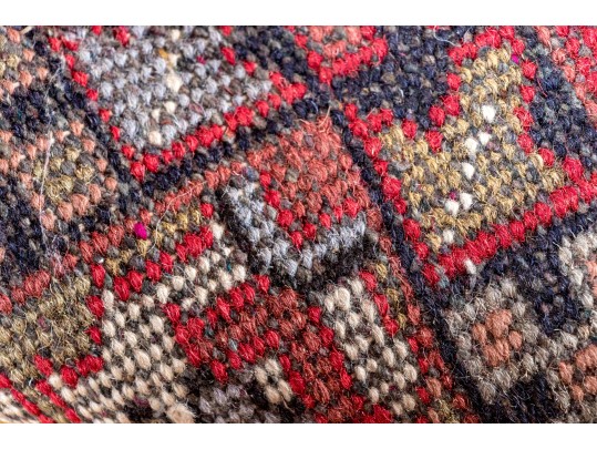 Pair Of Hand-knotted Hamadan Accent Mats, 2'-10 1/2 X 2' & 2'-3 1/2 X 1'-8 1/2'