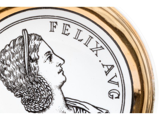 Italian Fornasetti Milano Porcelain Ashtray