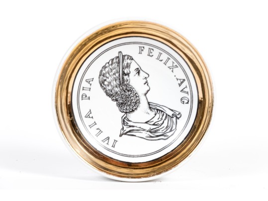 Italian Fornasetti Milano Porcelain Ashtray