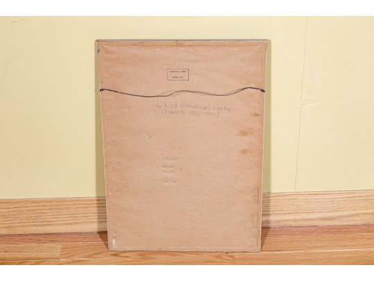 Emmanuel Costa (French, 1833-1921) Gouache On Paper, Urban Archways