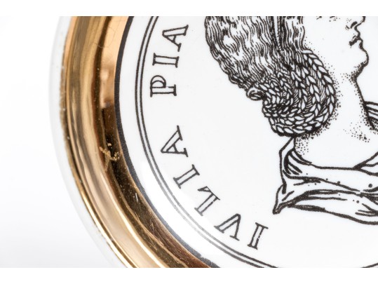 Italian Fornasetti Milano Porcelain Ashtray