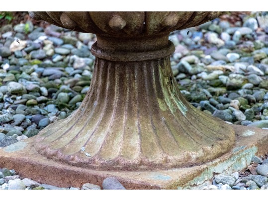 Antique Cast Iron Garden Planter