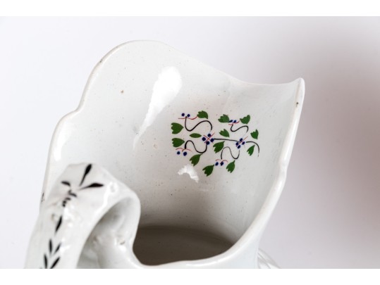 Group Of Four Antique Ceramic Water Pitchers