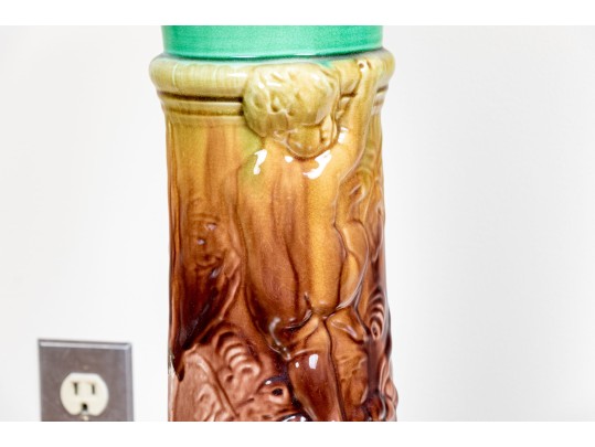 Impressive American Moulded And Glazed Pedestal