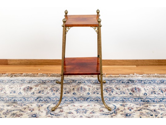 American Aesthetic Tiered End Table, Ca. 1870-1880