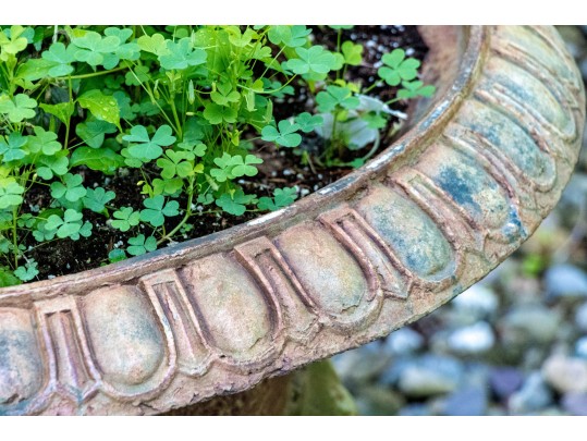 Antique Cast Iron Garden Planter