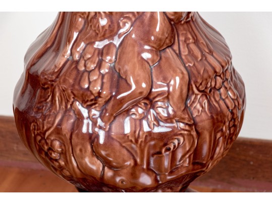 Impressive American Moulded And Glazed Pedestal