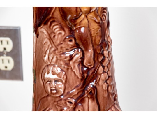 Impressive American Moulded And Glazed Pedestal