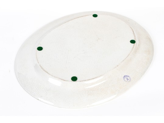 Two English Ceramic Oval Serving Trays