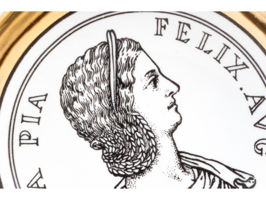 Italian Fornasetti Milano Porcelain Ashtray