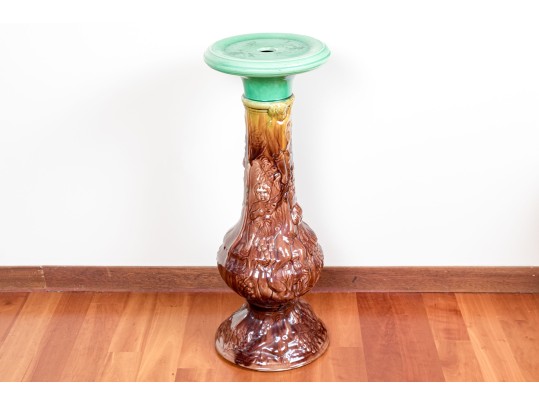 Impressive American Moulded And Glazed Pedestal