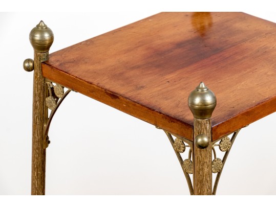 American Aesthetic Tiered End Table, Ca. 1870-1880