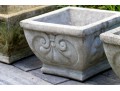 Set Of Three Cast Stone Garden Planters