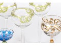 Assembled Collection Of Glass Stemmed Goblets