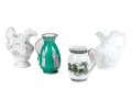 Group Of Four Antique Ceramic Water Pitchers