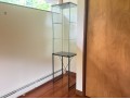 Handsome Glass Vitrine Display Case On Stand