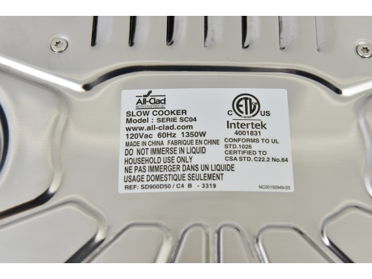 All Clad Series C04 Slow Cooker And Cast Iron Fondue Sets