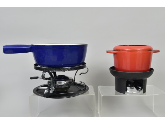 All Clad Series C04 Slow Cooker And Cast Iron Fondue Sets