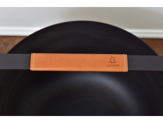 Eldvarm Emma Steel And Leather Firewood Basket (RETAIL $639)