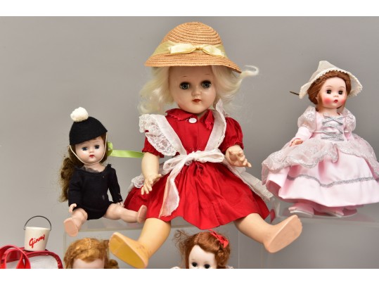 Ginny, Ideal, Effanbee, Madame Alexander Dolls, Wooden Armoire, Clothing And More