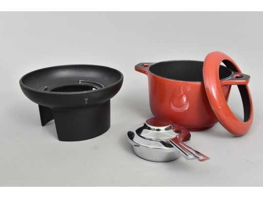 All Clad Series C04 Slow Cooker And Cast Iron Fondue Sets