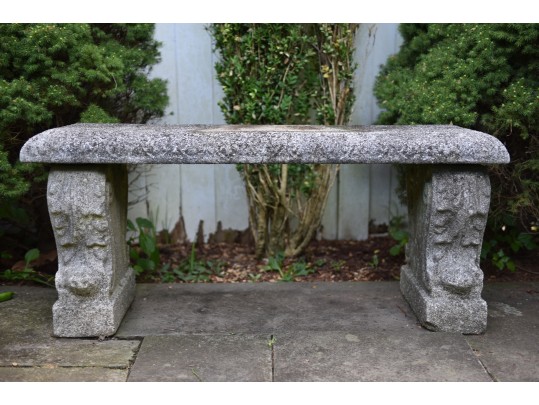 Cast Stone Garden Bench