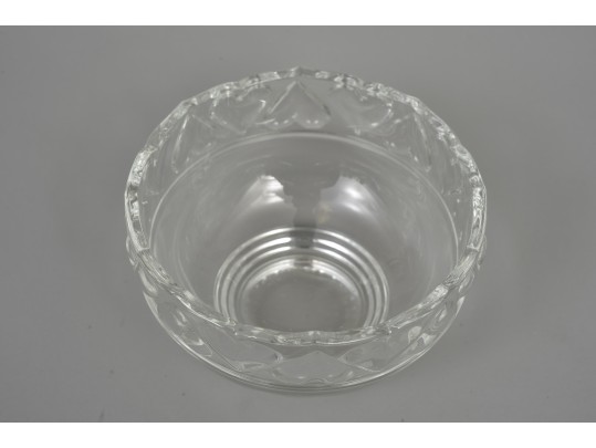 Six Panel Bowl And Heart Rimmed Bowls By Tiffany & Co.