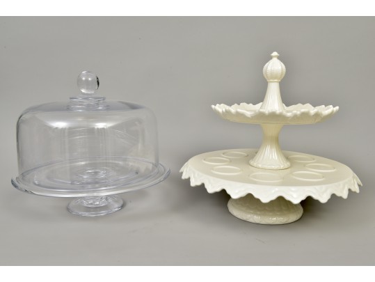 Simon Pearce Hartland Domed Cakeplate And Cupcake Stand By Neiman Marcus