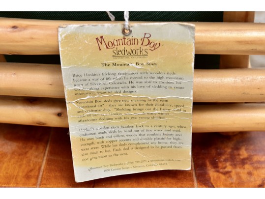 Mountain Boy Sledworks The Bambino